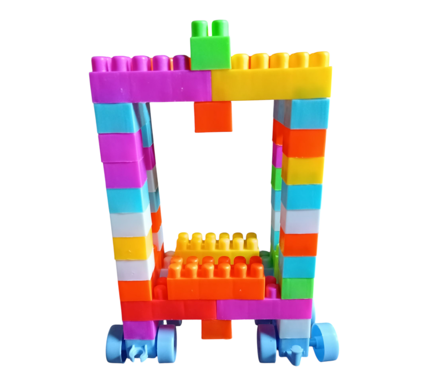 Diy puzzle block.colorful small building block . educational construction Toy.Bulding Bricks for toy 100pcs