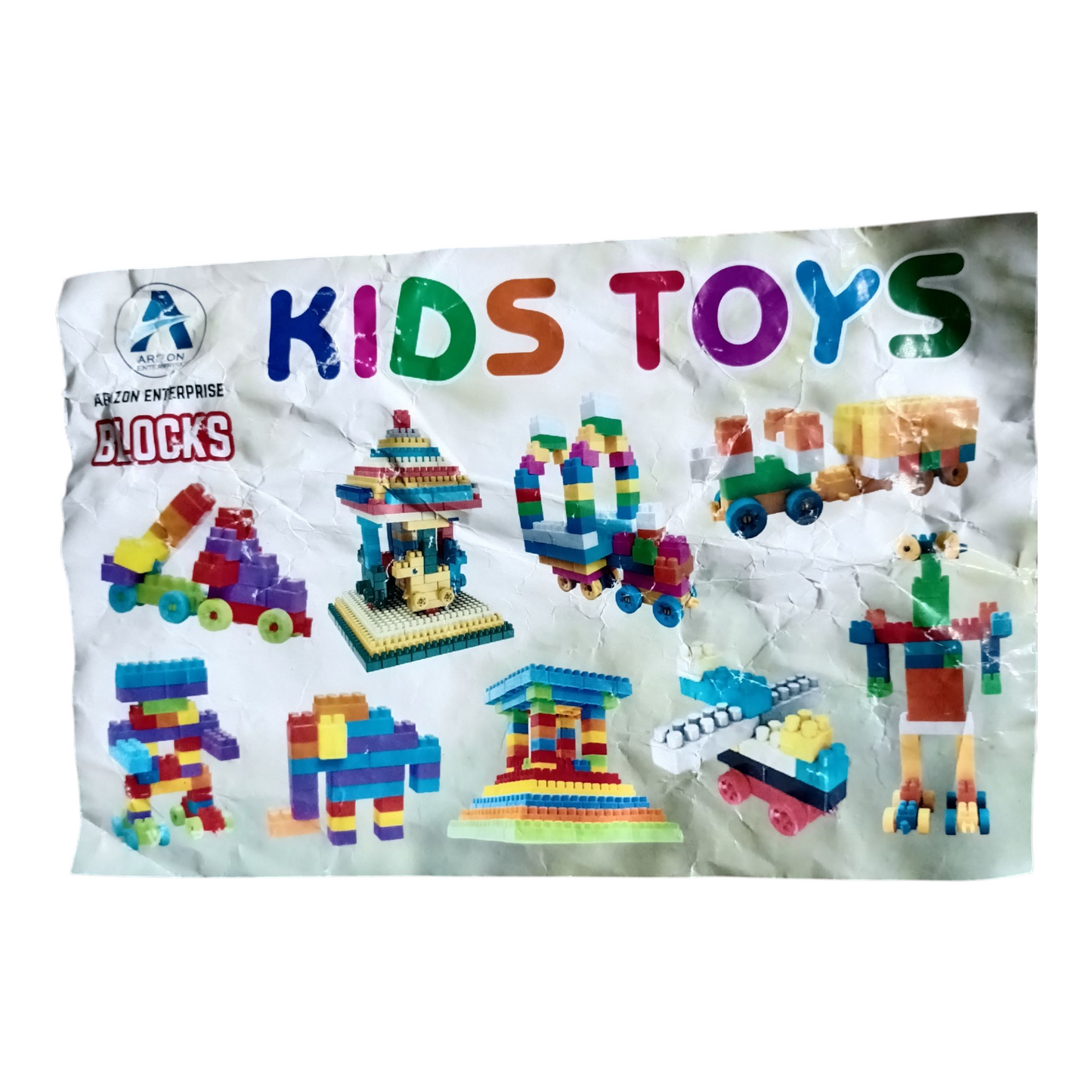 Diy puzzle block.colorful small building block . educational construction Toy.Bulding Bricks for toy 100pcs