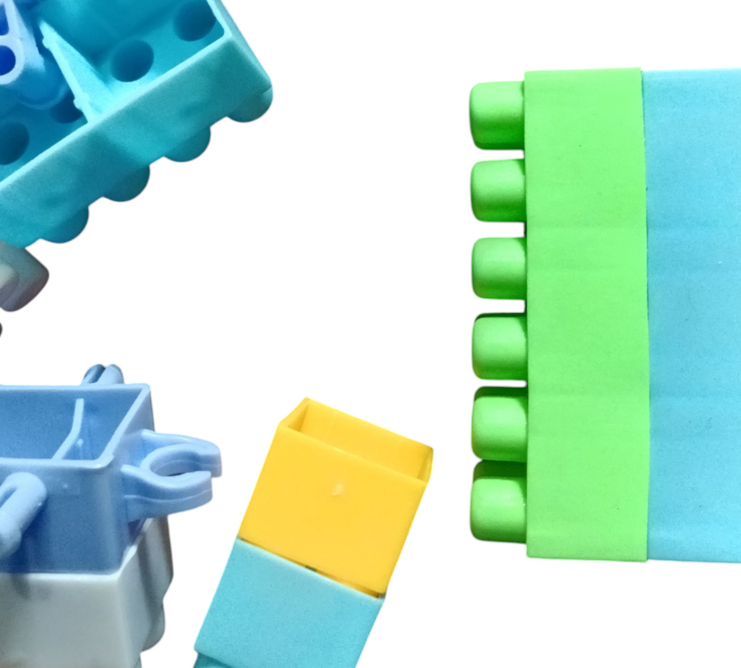 Diy puzzle block.colorful small building block . educational construction Toy.Bulding Bricks for toy 100pcs