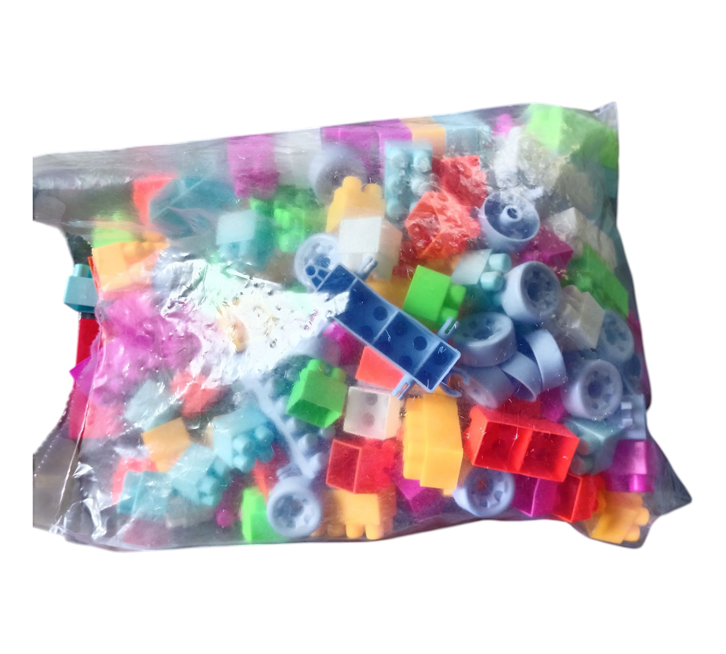 Diy puzzle block.colorful small building block . educational construction Toy.Bulding Bricks for toy 100pcs